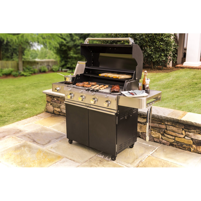 SABERGrills Cast Cart Gas and Charcoal Grill | Wayfair SABERGrills Cast Cart Gas and Charcoal Grill | Wayfair
